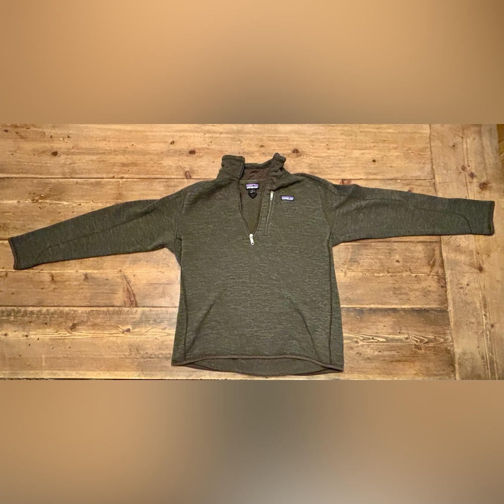 Patagonia Men's Better Sweater Quarter Zip (size L, brown)